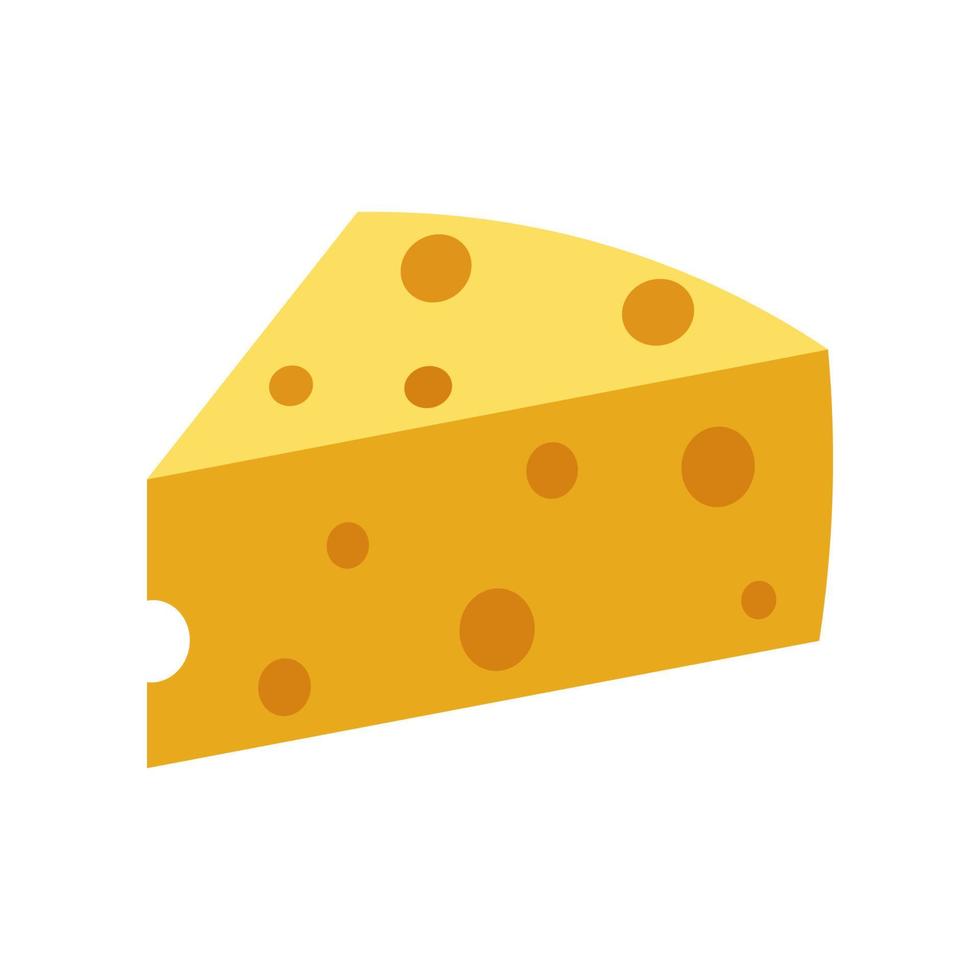 Cheese  flat design style vector