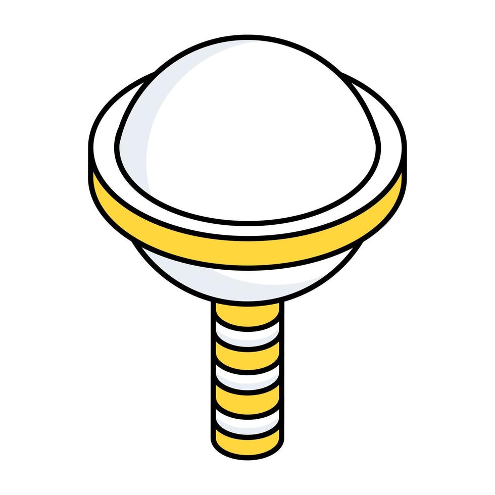 A unique design icon of lollipop vector