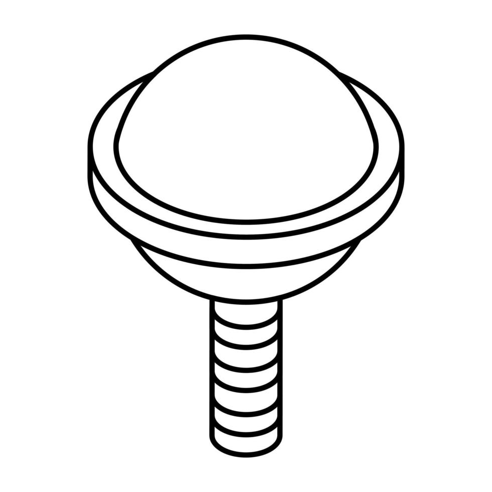 A unique design icon of lollipop vector