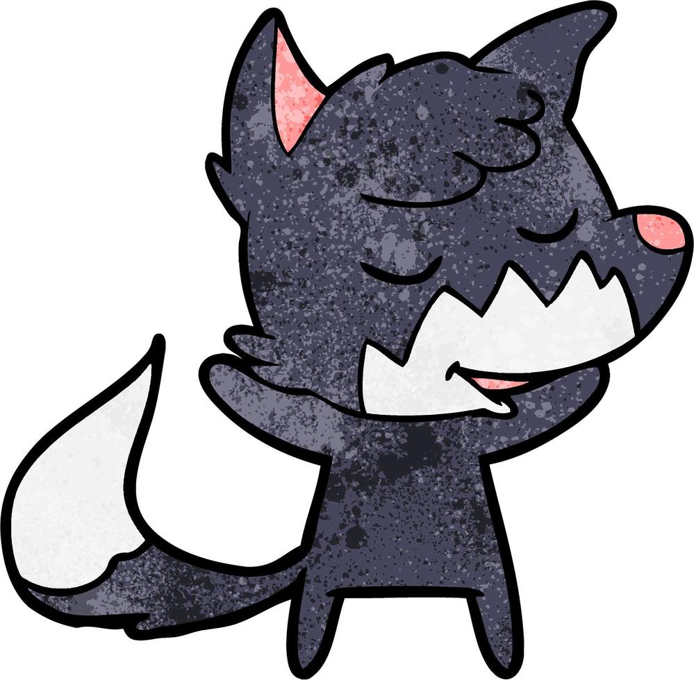 Vector fox character in cartoon style