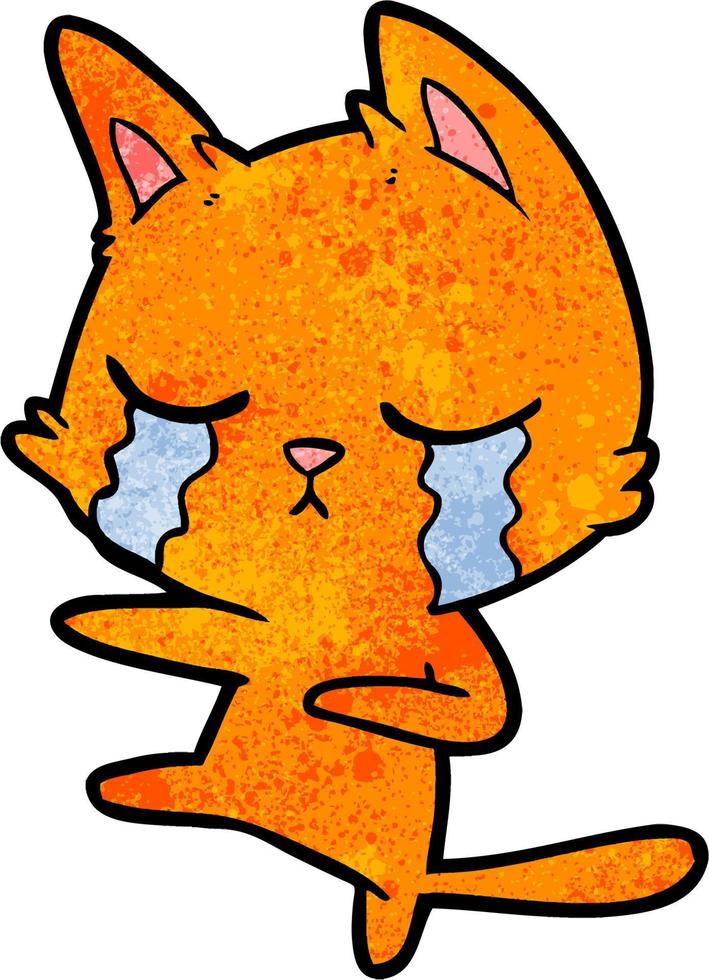 Vector cat character in cartoon style