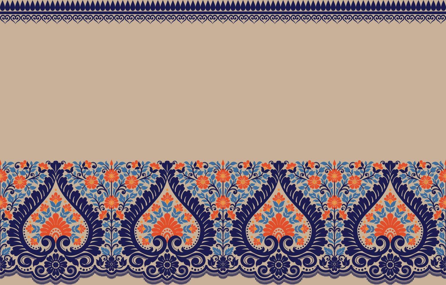Abstract ethnic geometric pattern design background for wallpaper or other fabric pattern. vector