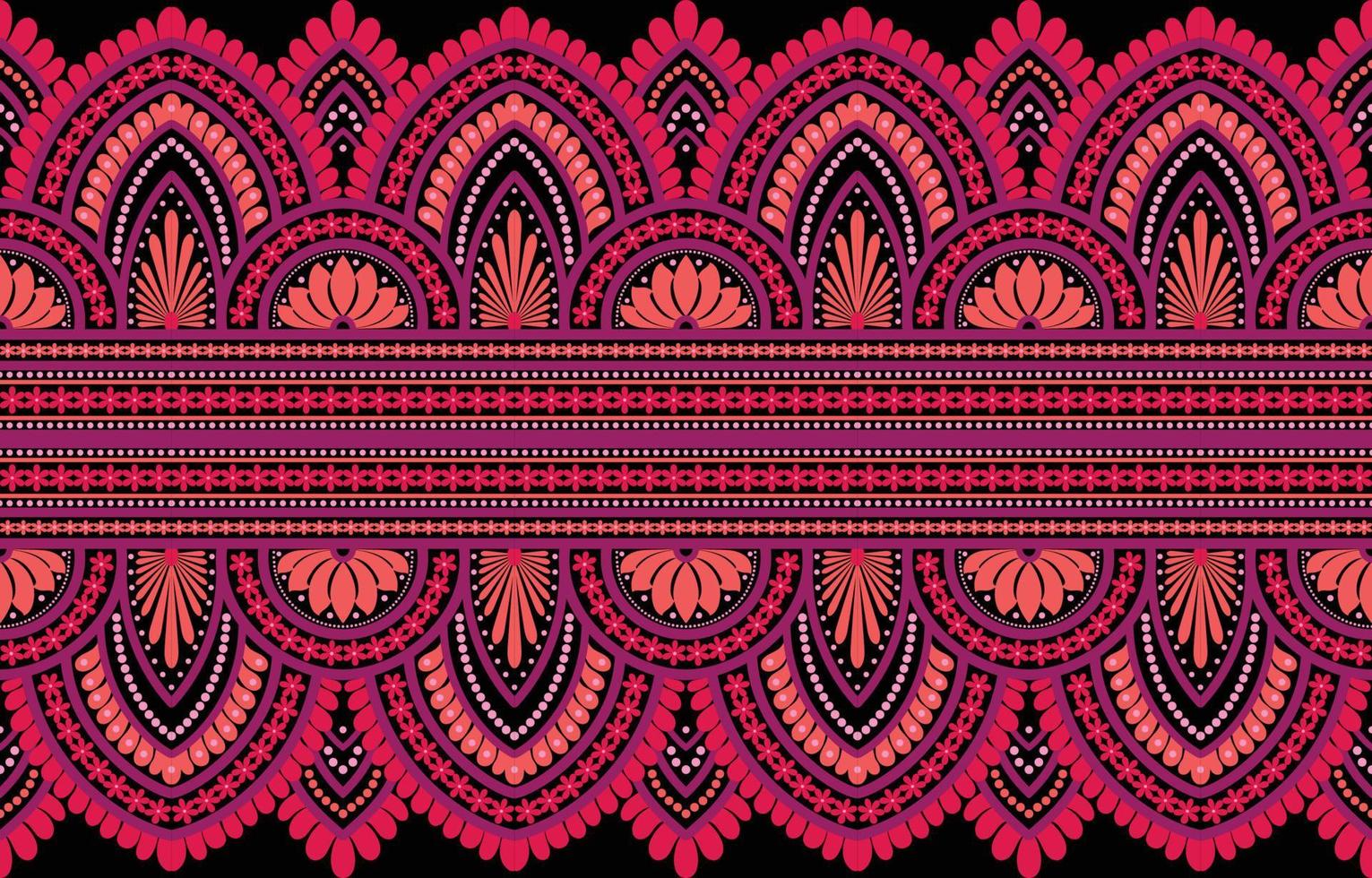 Abstract ethnic geometric pattern design background for wallpaper or other fabric pattern. vector