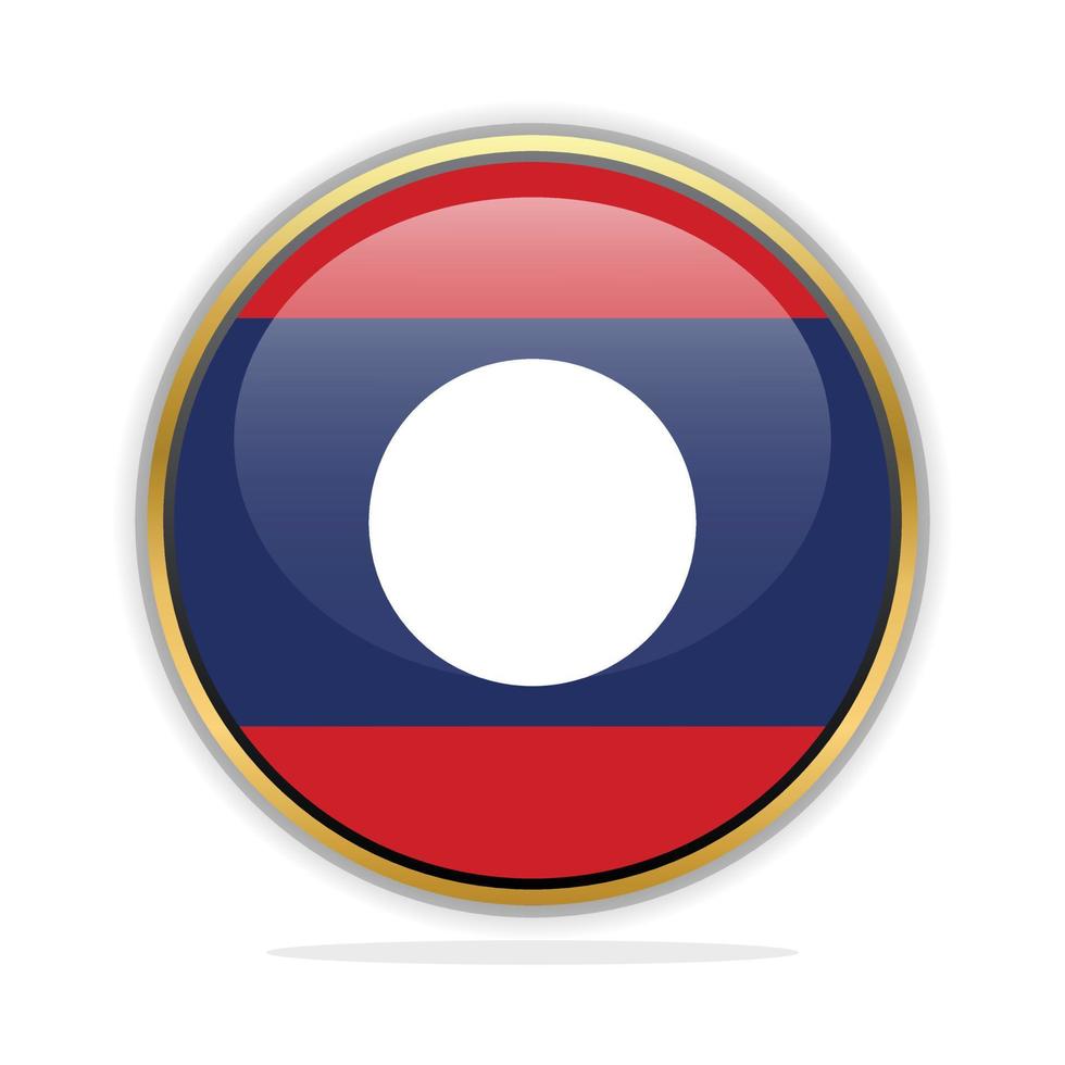 Button Flag Design Template Loas vector