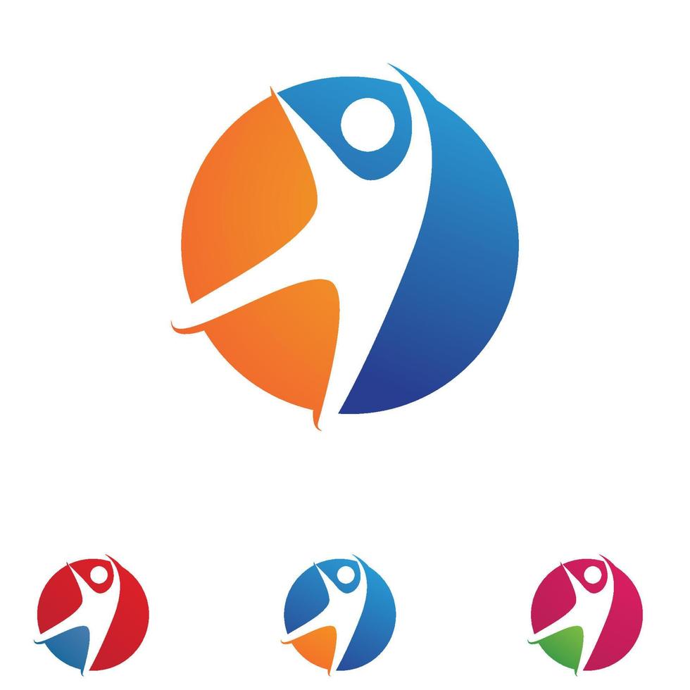 People team Community group logo, network and social icon vector