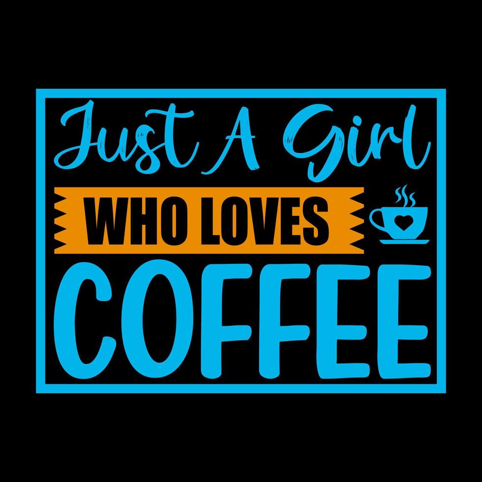 Coffee T-Shirt Design vector