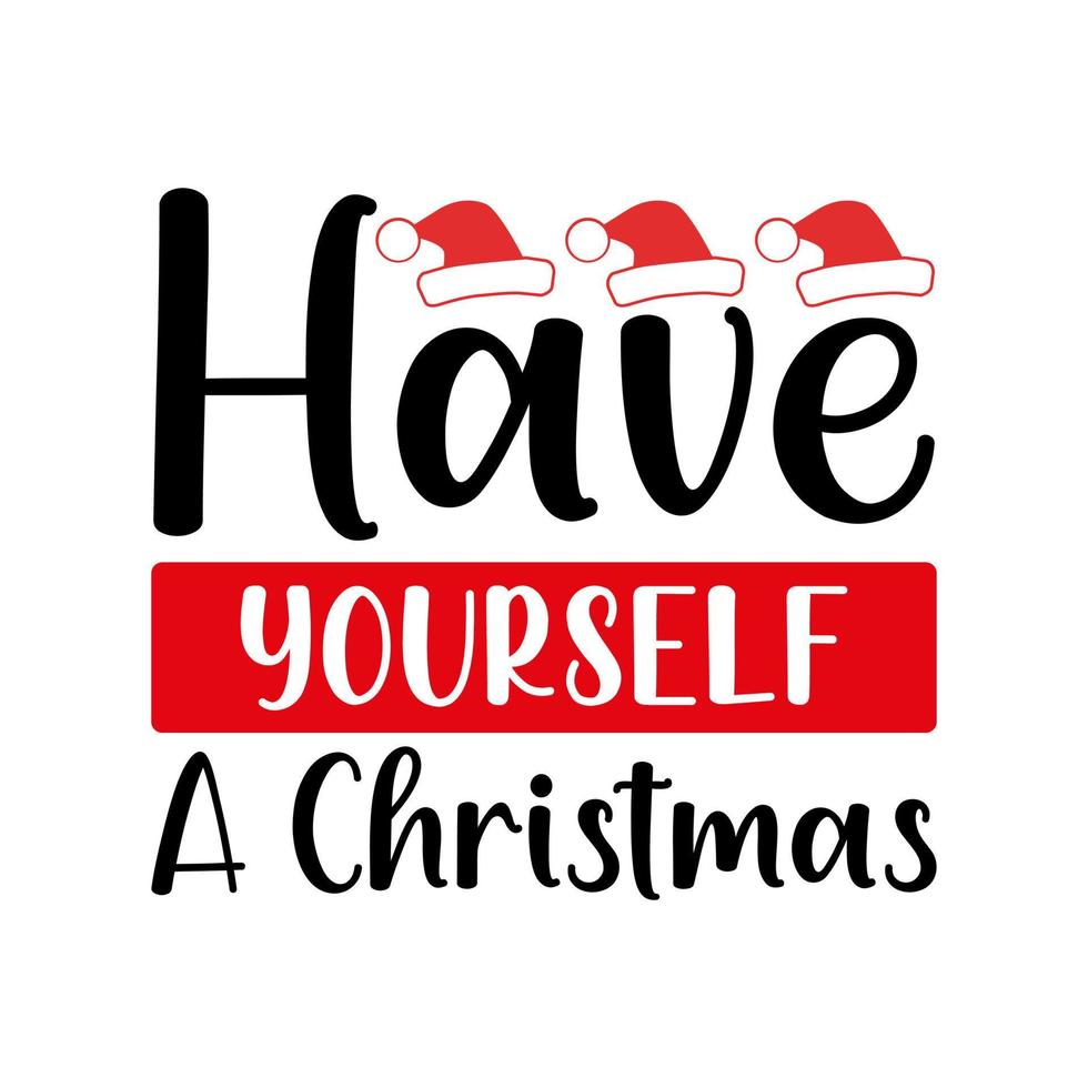 Christmas T-shirt Design vector
