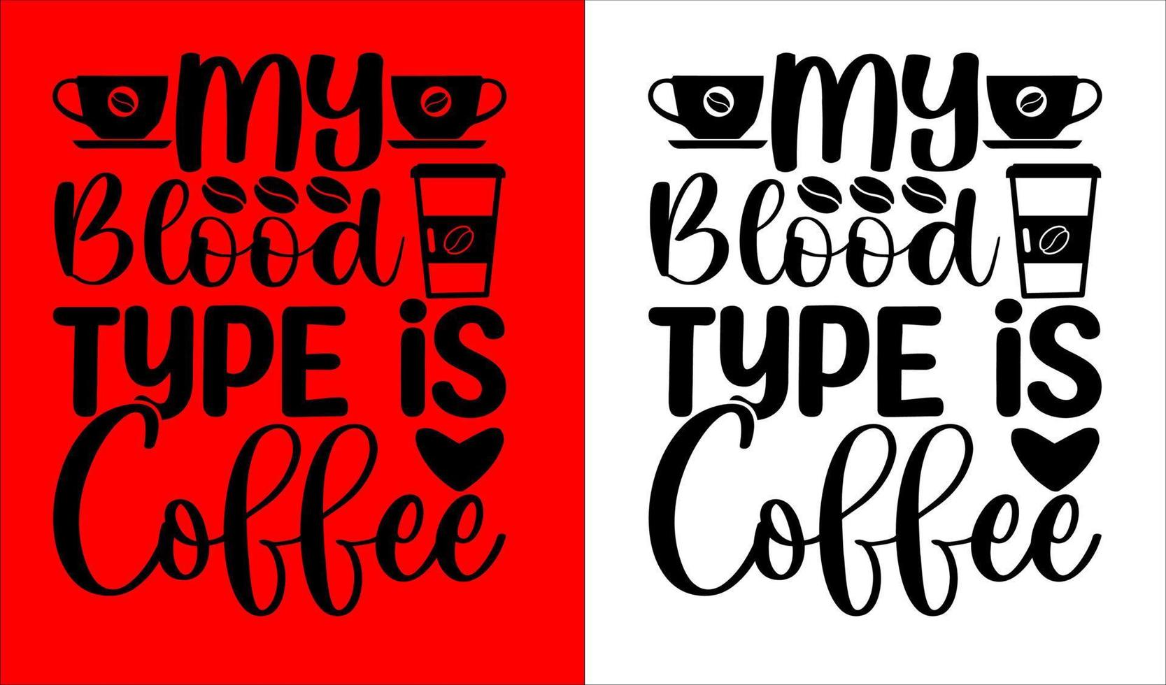 Coffee T-Shirt Design vector