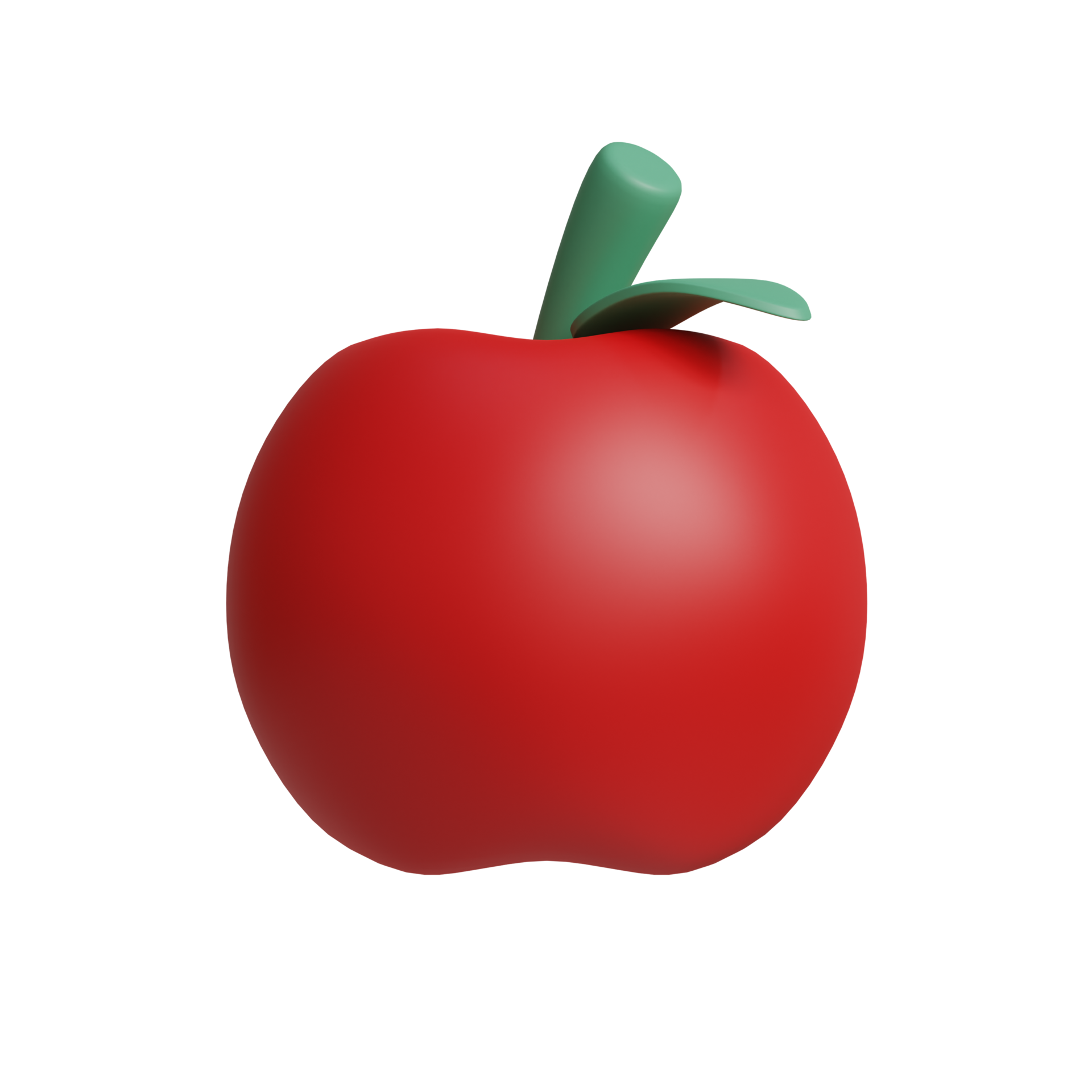 apple fruit icon 3d illustration 13811357 PNG
