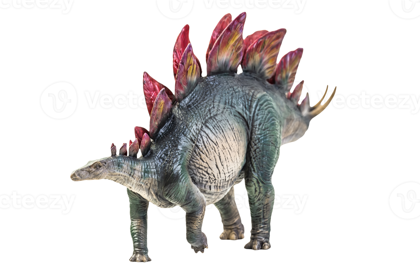 dinosaurio, estegosaurio aislado fondo trazado de recorte png