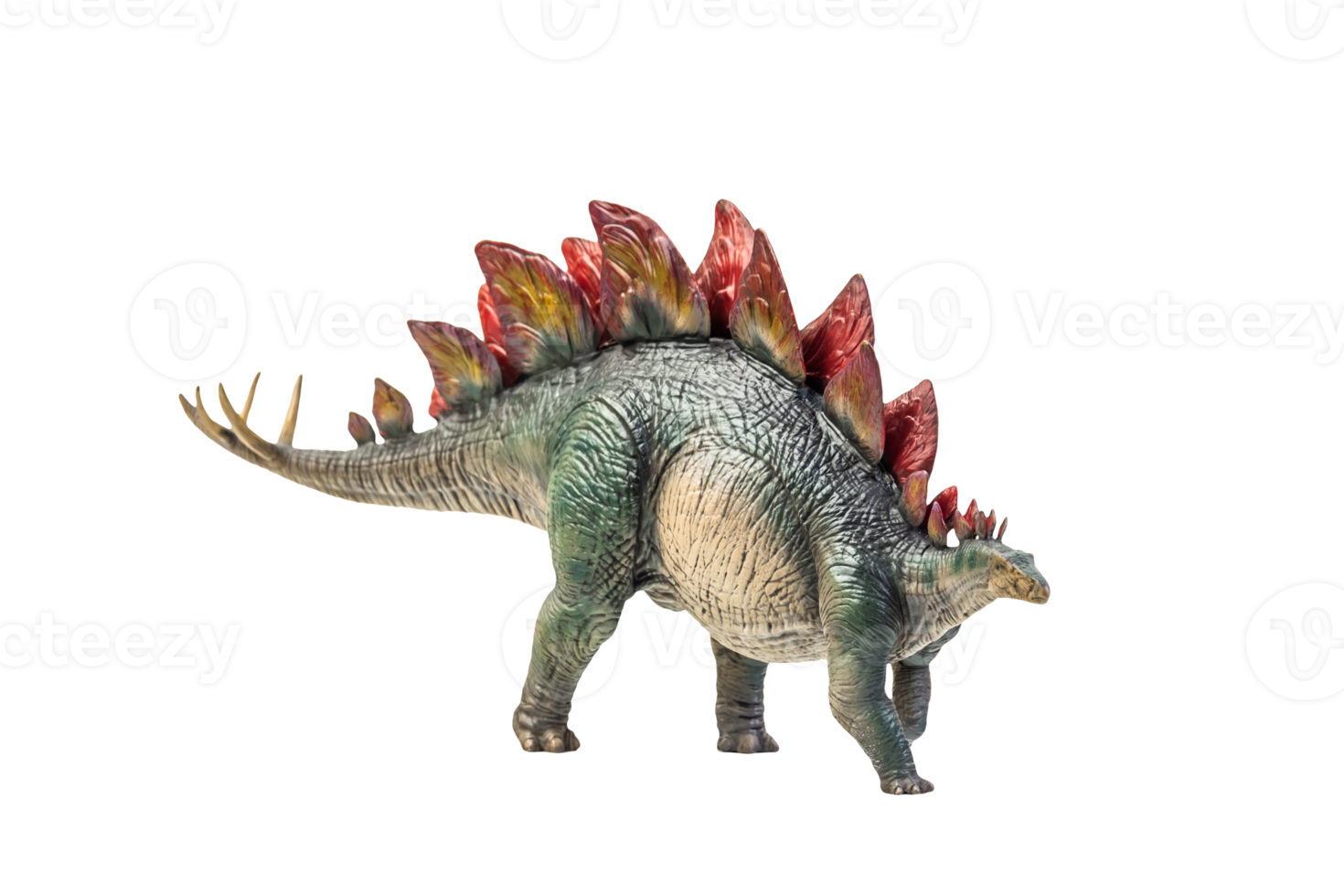 dinosaurio, estegosaurio aislado fondo trazado de recorte png