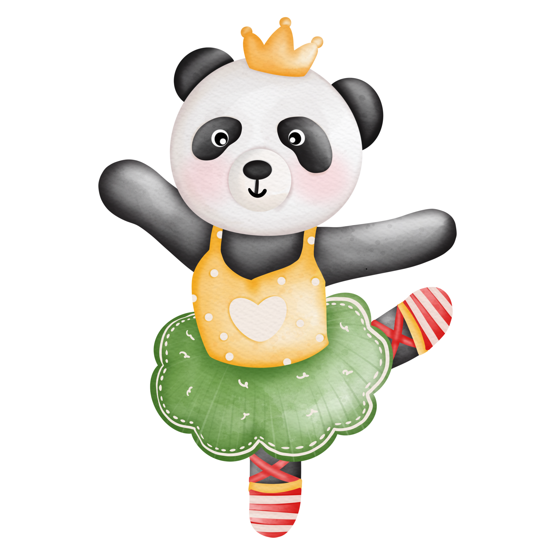 Free watercolor cute panda circus, animal circus 13811580 PNG with
