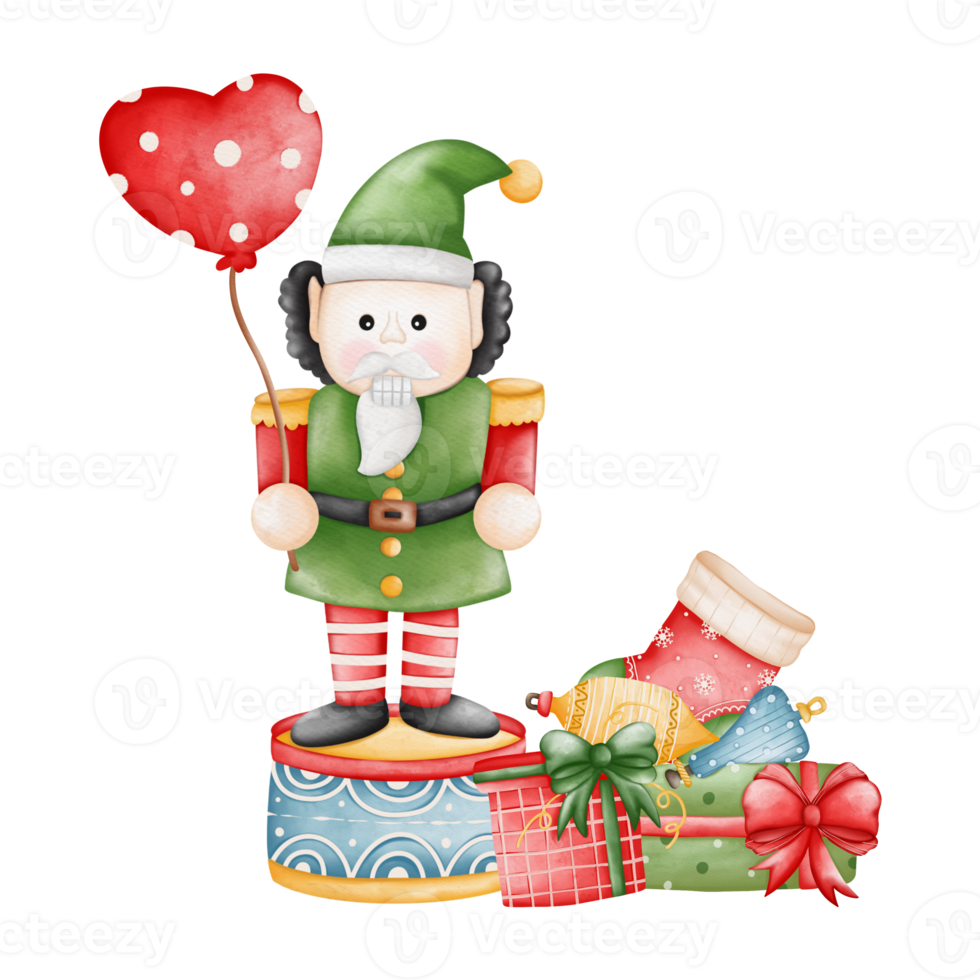 Christmas Nutcracker, Toy Soldier Doll Decorations, circus element png