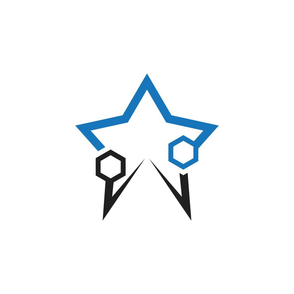 Star icon template vector