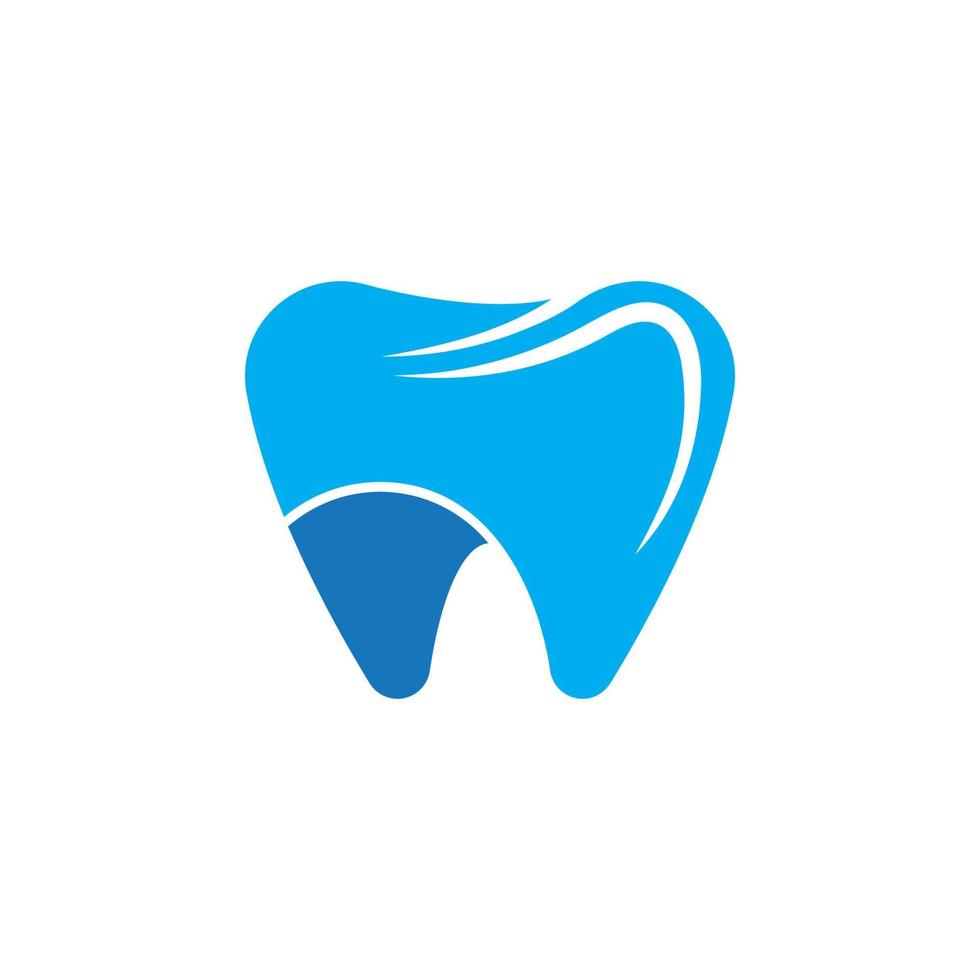 Ilustración de vector de plantilla de logotipo dental