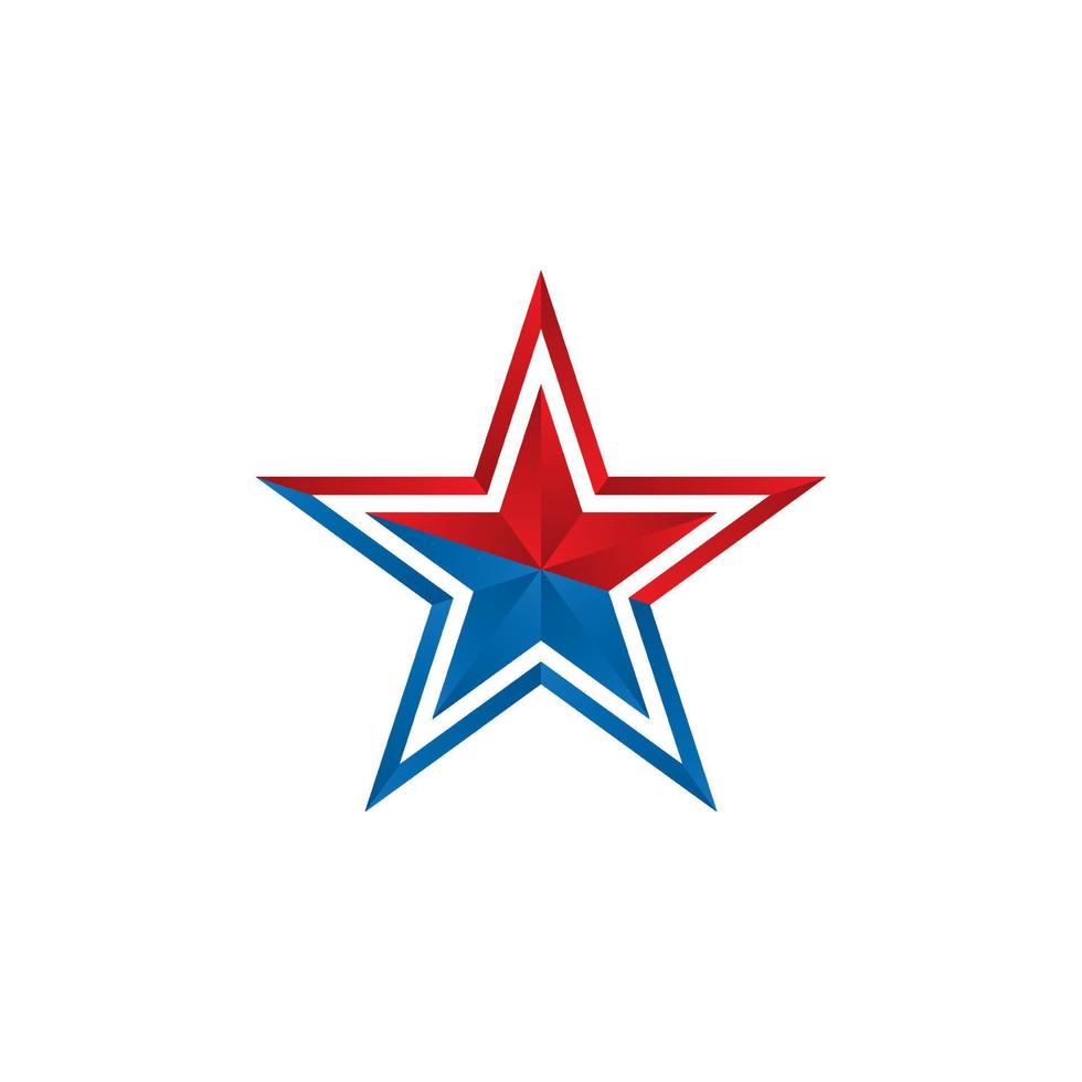 Star icon template vector