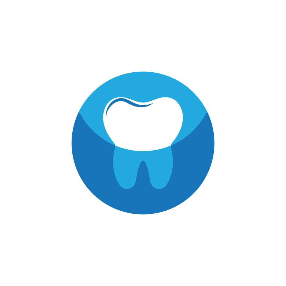 Ilustración de vector de plantilla de logotipo dental