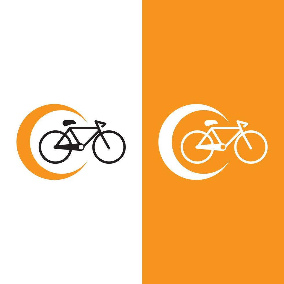 Bike vector icon isolatedon white