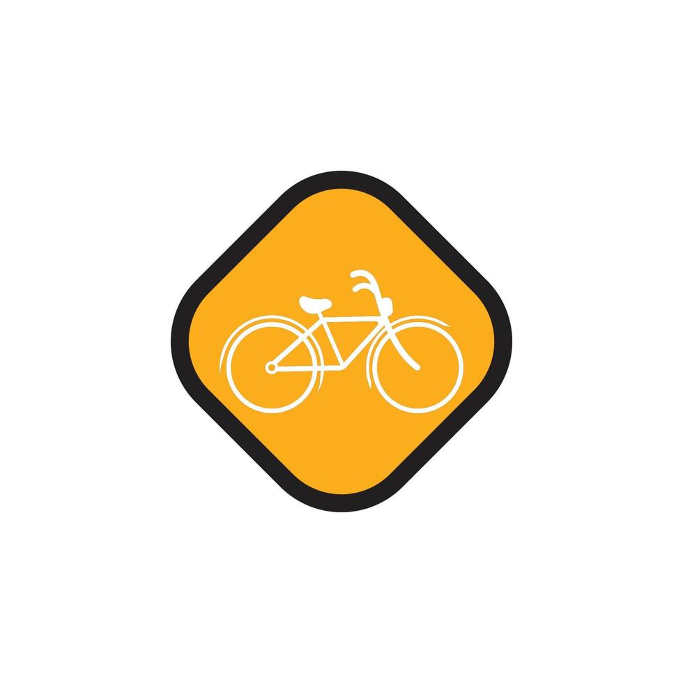 Bike vector icon isolatedon white