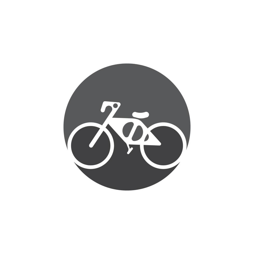 Bike vector icon isolatedon white