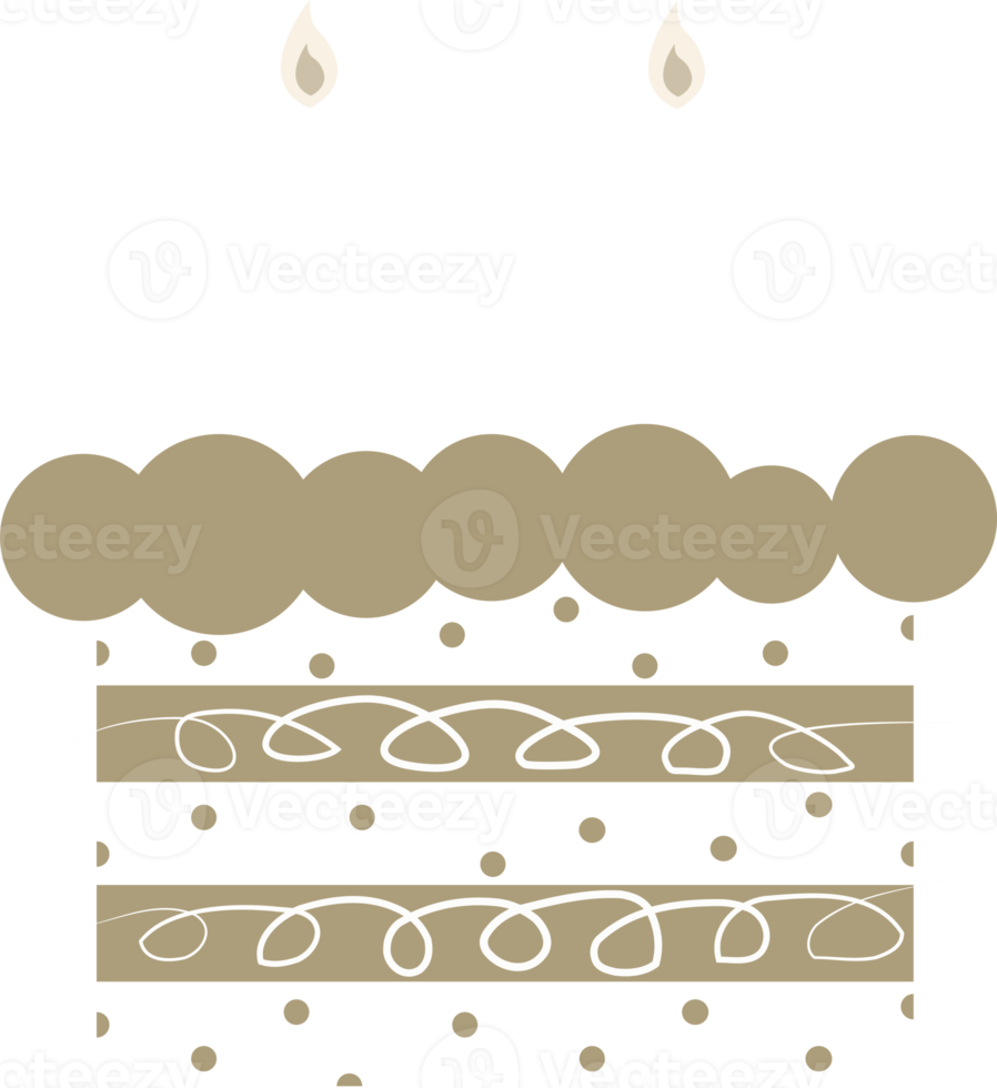 birthday cake decoration element illustration png