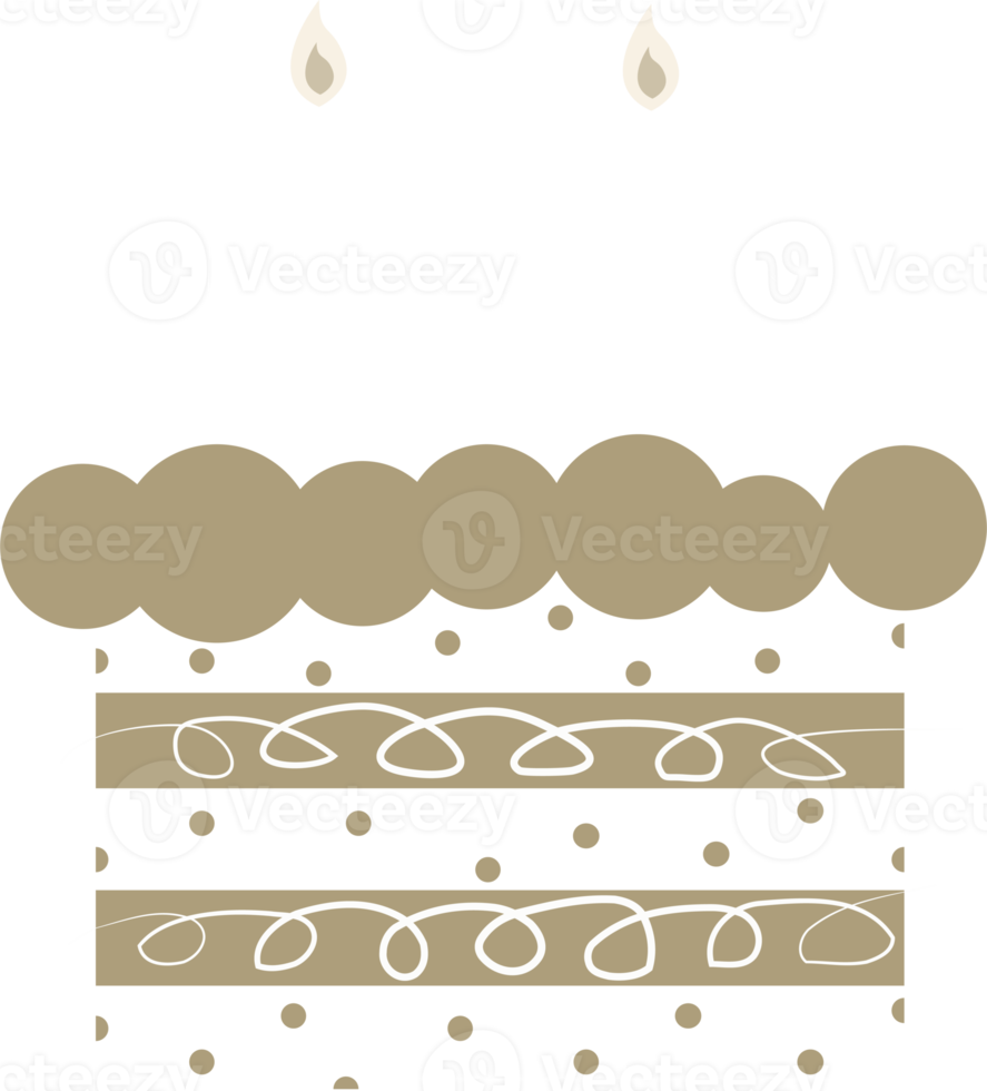 birthday cake decoration element illustration png