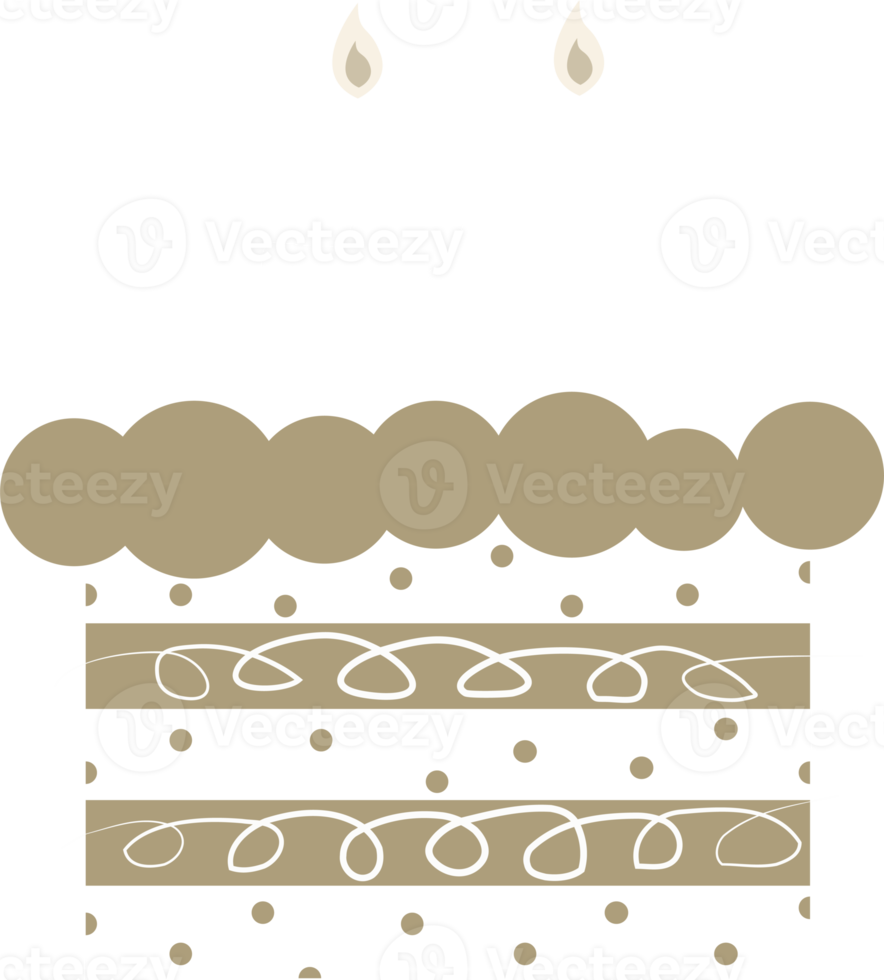 birthday cake decoration element illustration png