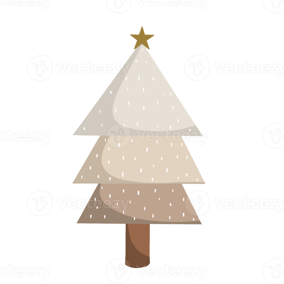 Christmas tree illustration png