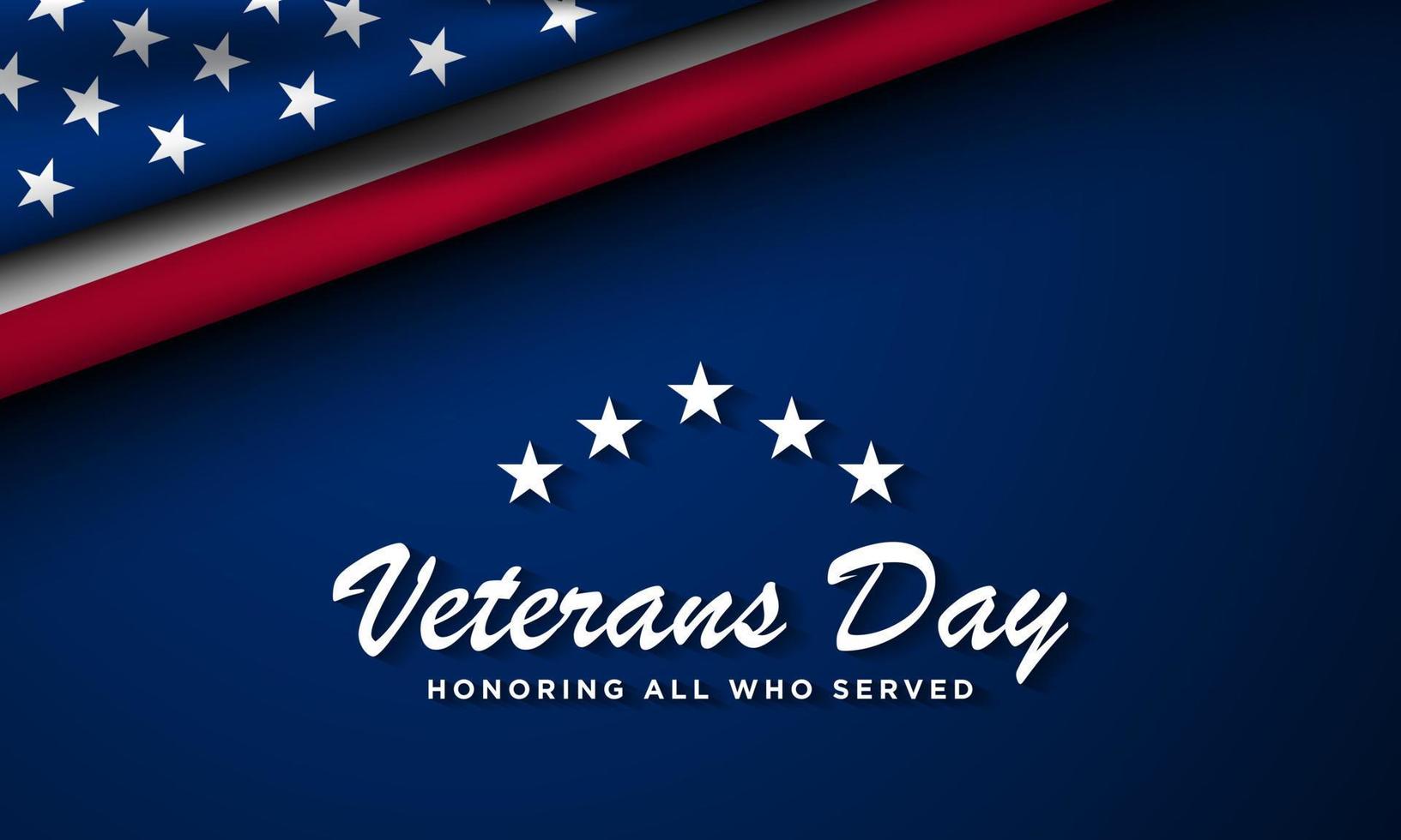 Veterans Day Background Design. vector