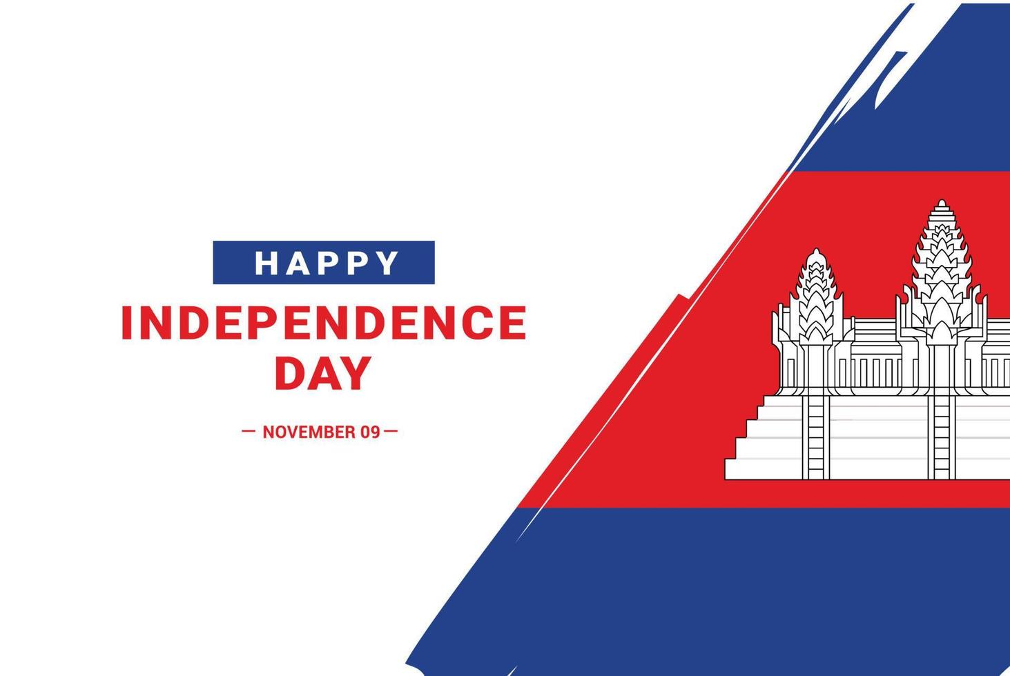 Cambodia Independence Day vector