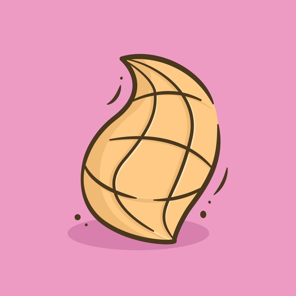 Illustration vector graphic of peanut