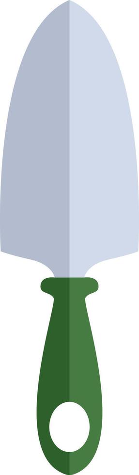 Gardening trovel, illustration, vector on white background.