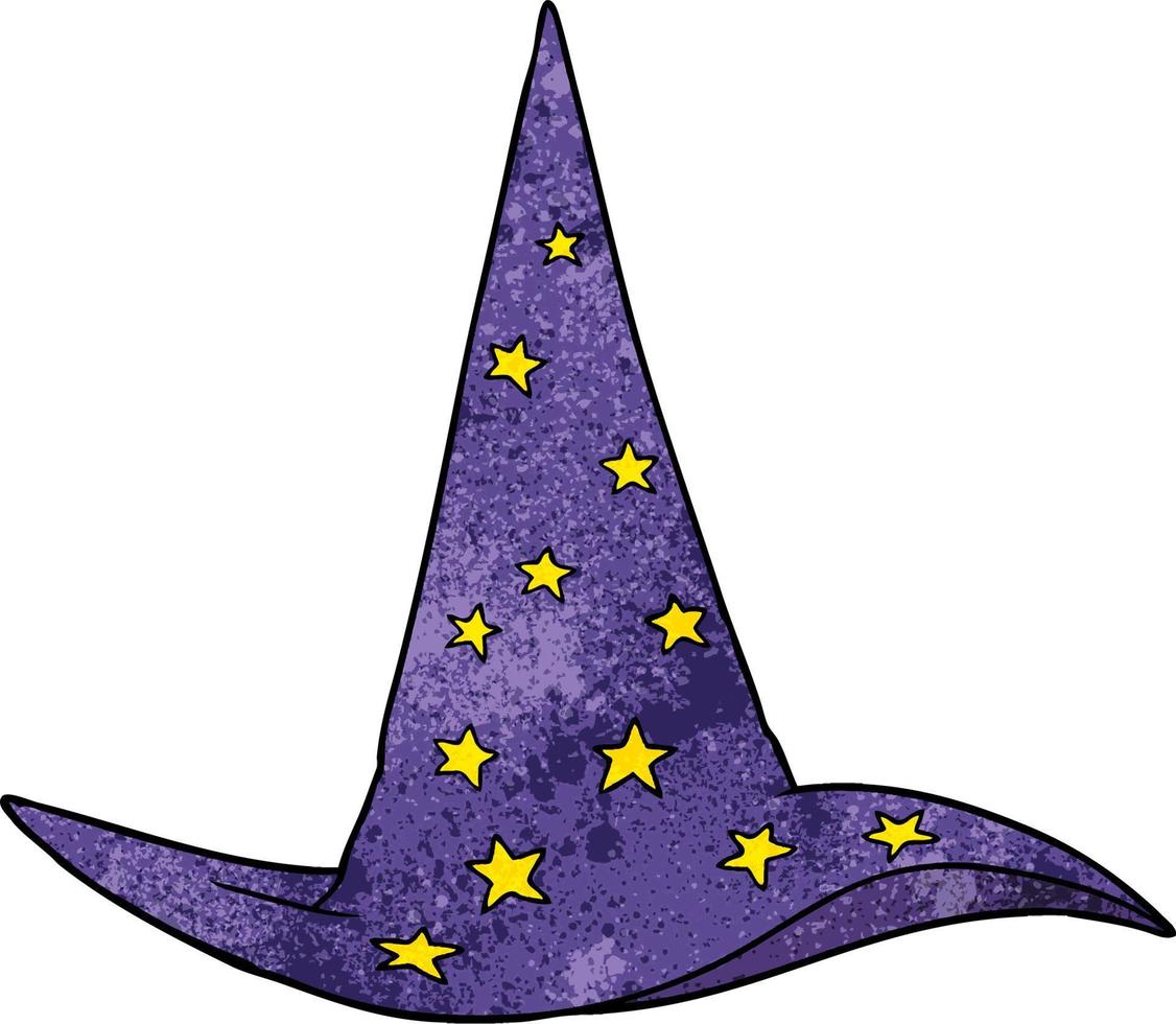 Cartoon  wizard hat vector
