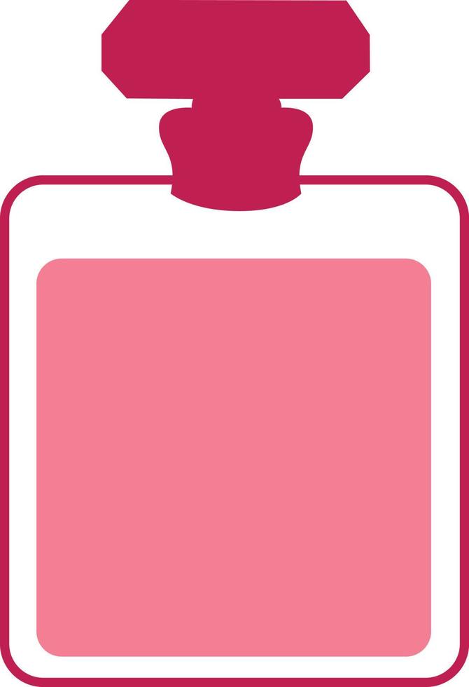 Pink fragrance, illustration, vector on white background.