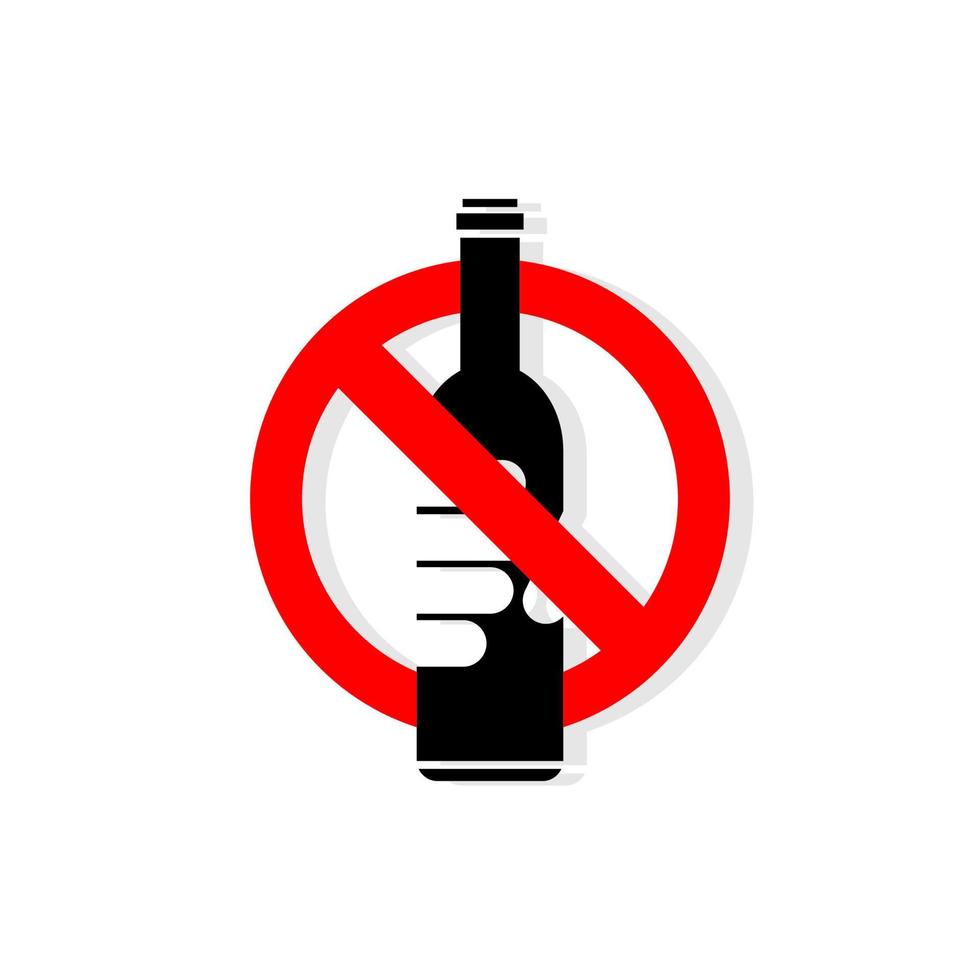 NO ALCOHOL VECTOR