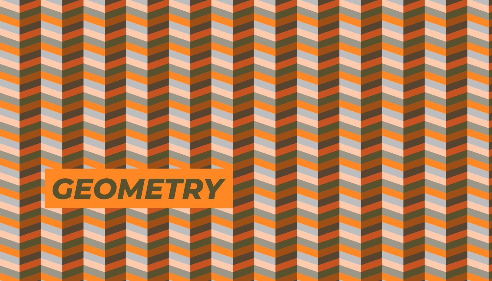 Pattern With Stripes Dual Tone Geometric Background vector