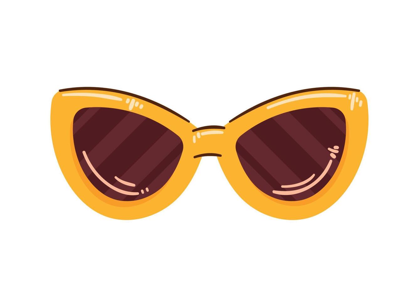 summer sunglasses accessory vector