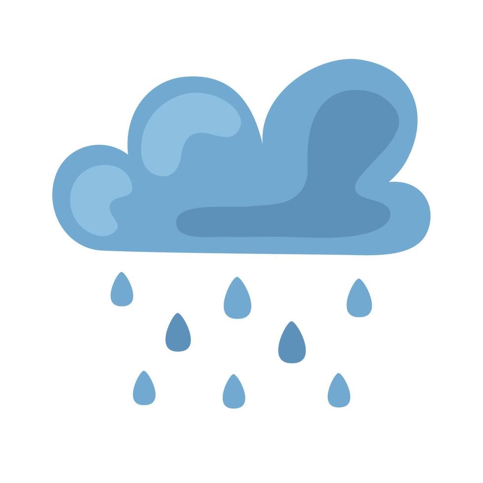 cloud sky rainy vector