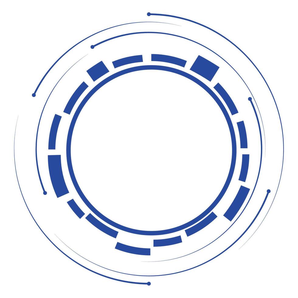 marco de lente circular vector