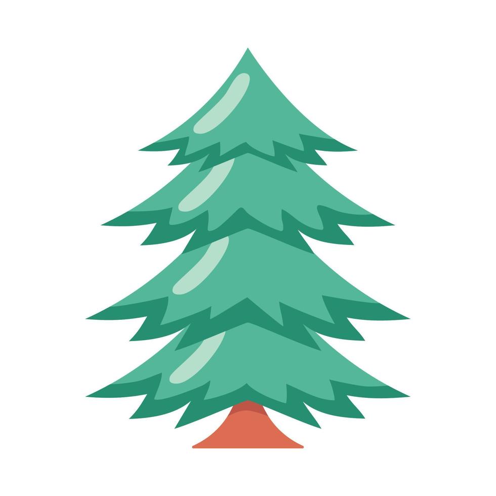 pine tree plant forest vector
