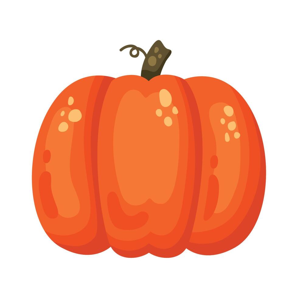 temporada de otoño vegetal de calabaza vector