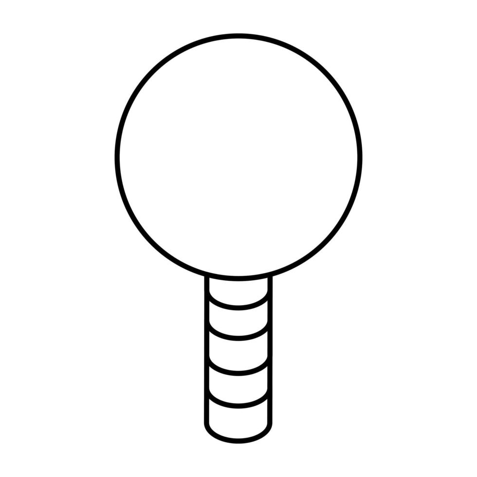 A unique design icon of lollipop vector