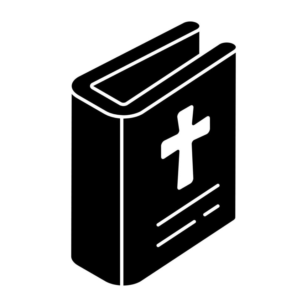 Vector design of bible, holy book