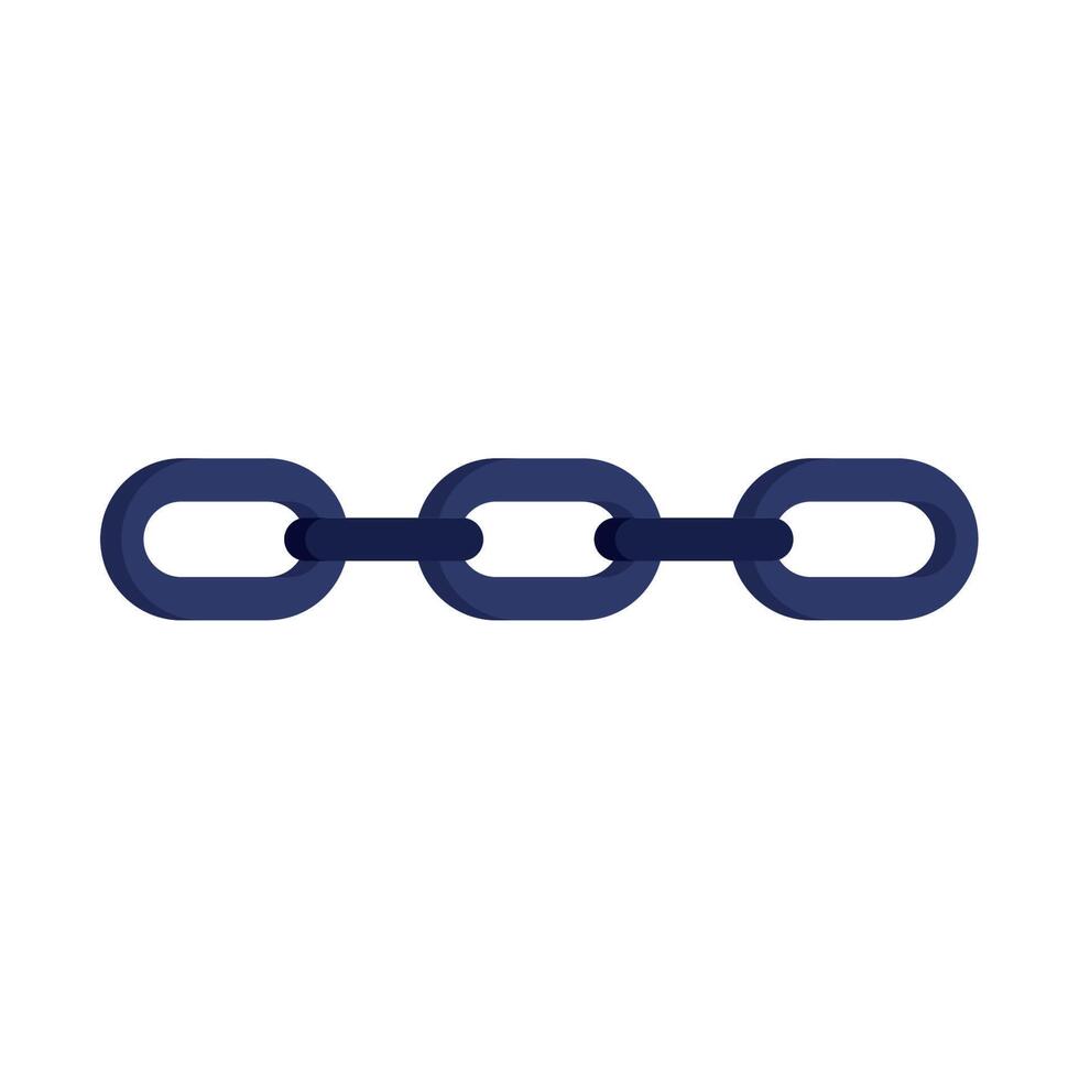 chain link metallic vector