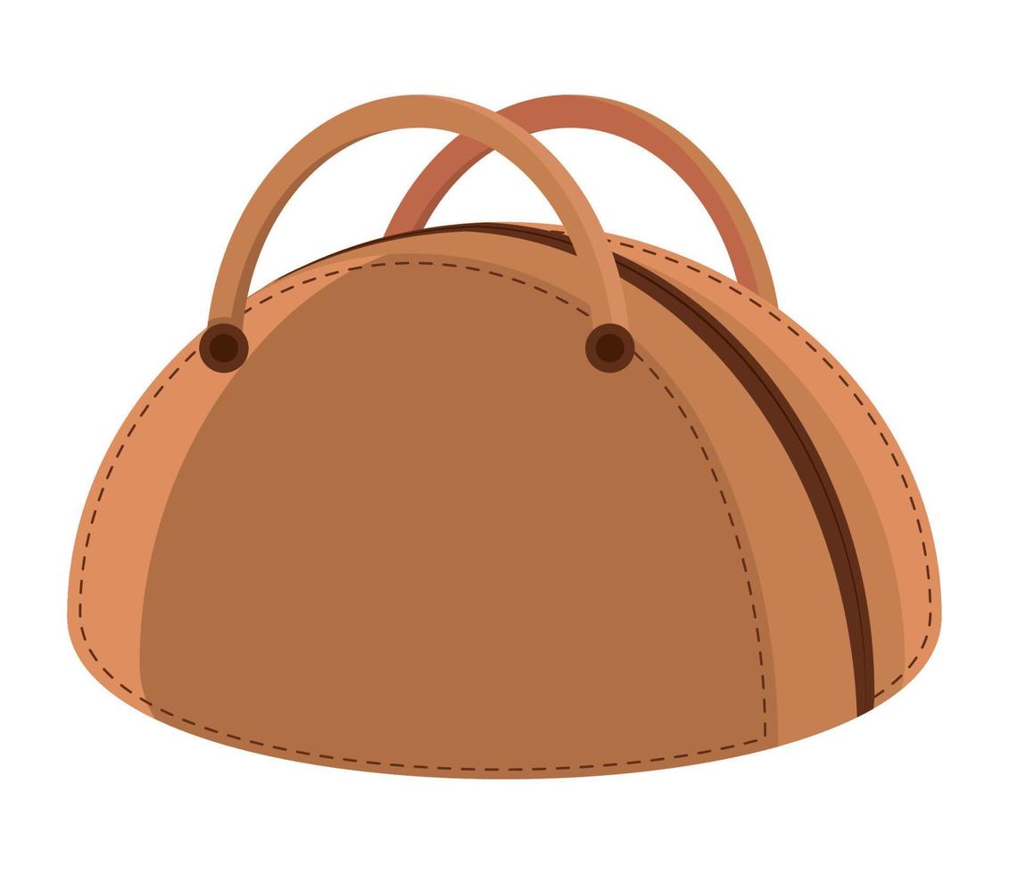 icono de accesorio de bolso vector