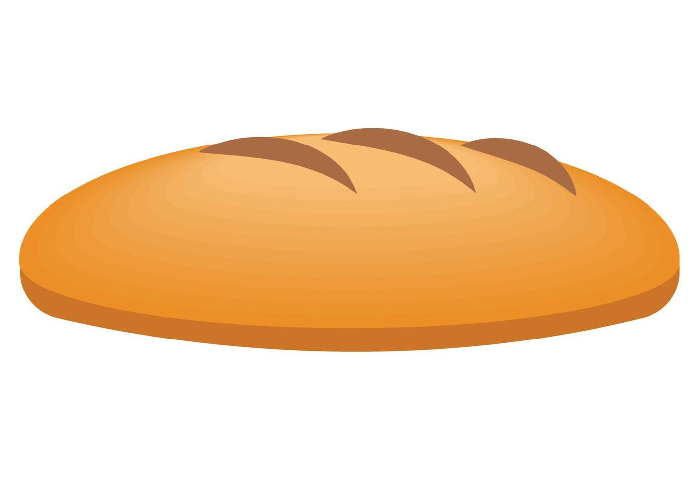 breakfast bread icon vector