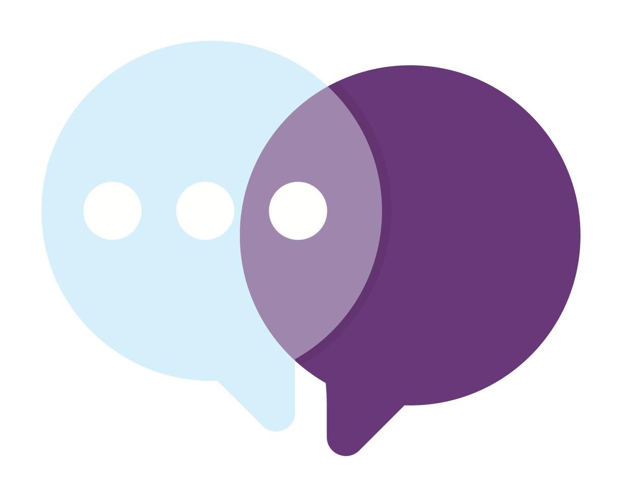 talk bubble in glassmorphism vector