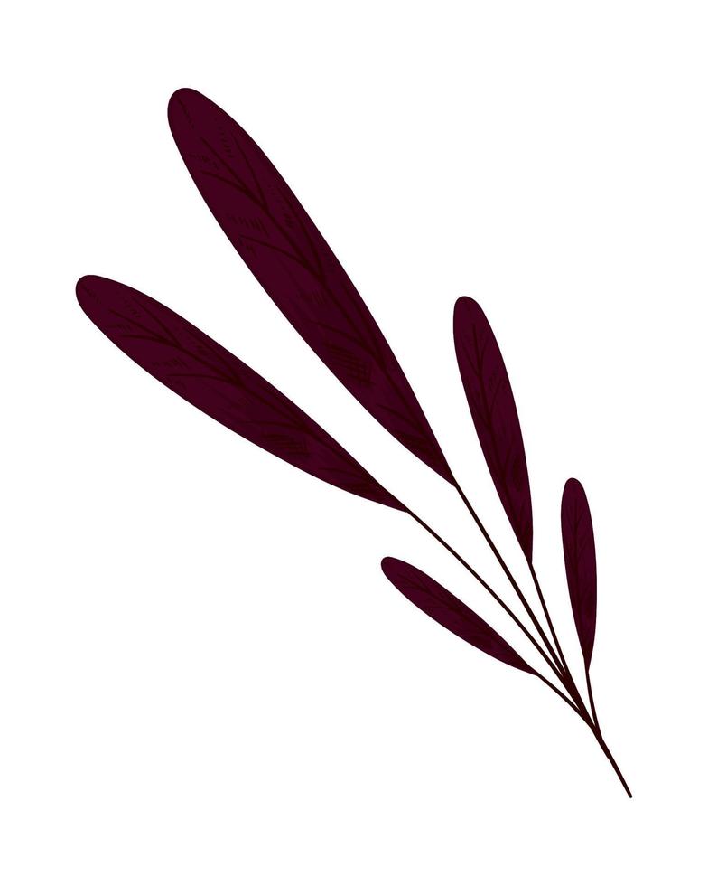 leaves nature icon vector