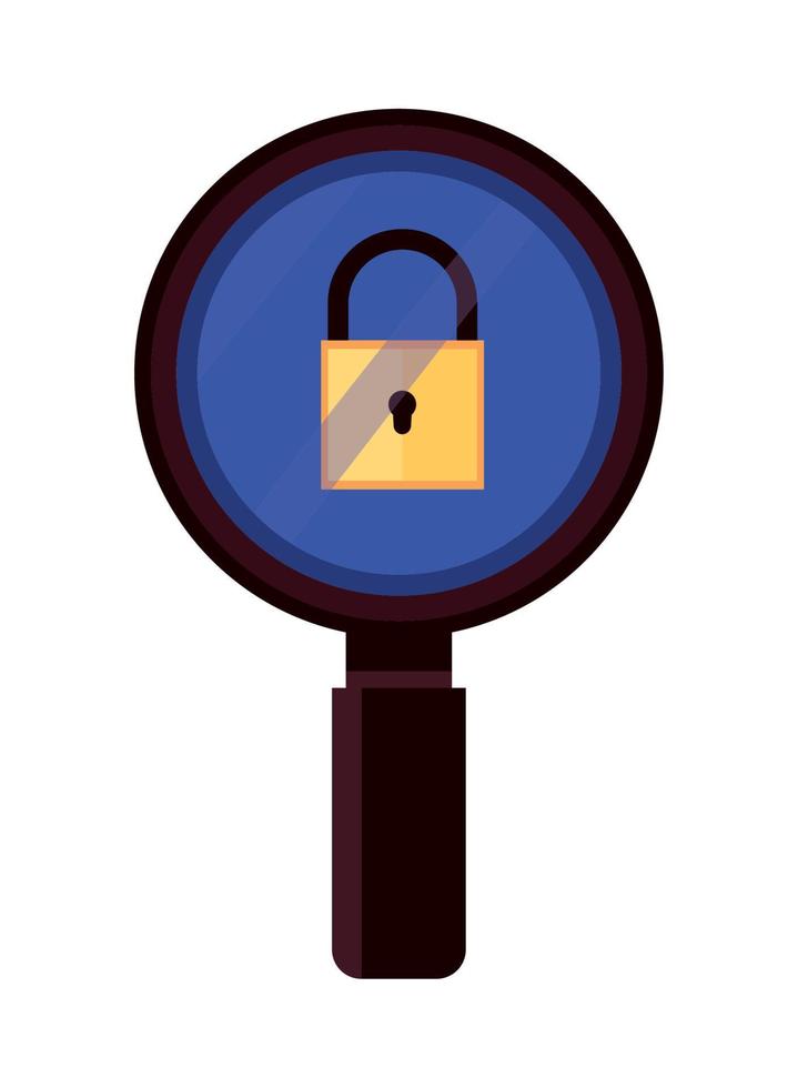 cyber security system vector