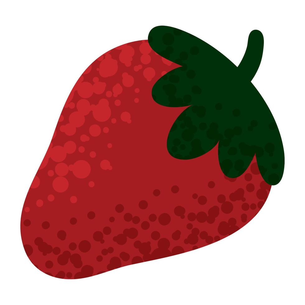 icono de fruta de fresa vector